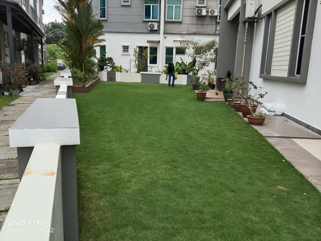 After lawn care